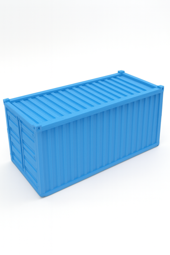 Organizér - Světle modrý lodní kontejner - Velikost: Maxi
