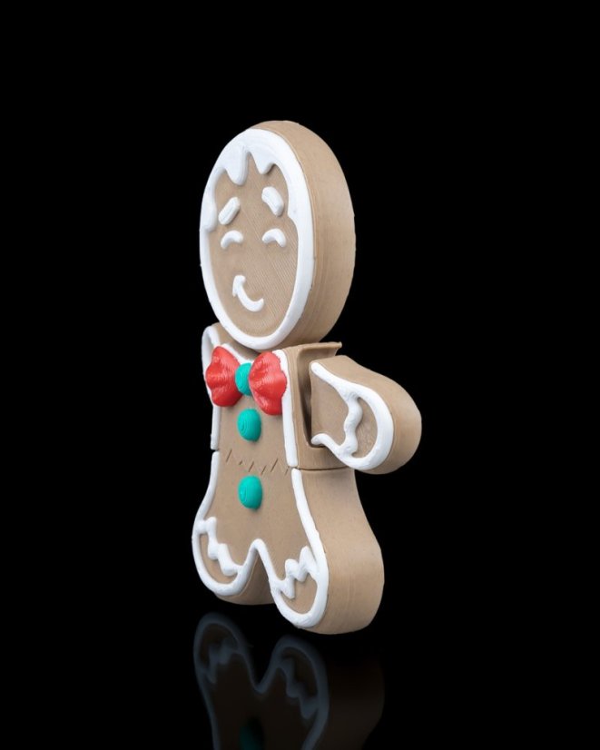 Mozgatható mézeskalács figura - Veľkosť: Mini