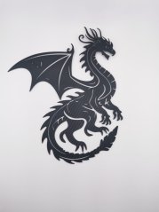Nástěnná Dekorace (Wall Art) – "Mytologický Drak"