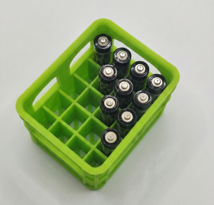 Organizér na AAA batérie - zelený