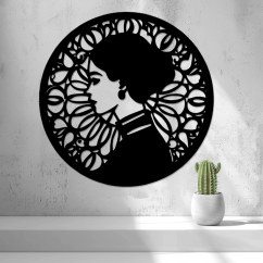 Nástěnná Dekorace (Wall Art) – "Elegantní Dáma"
