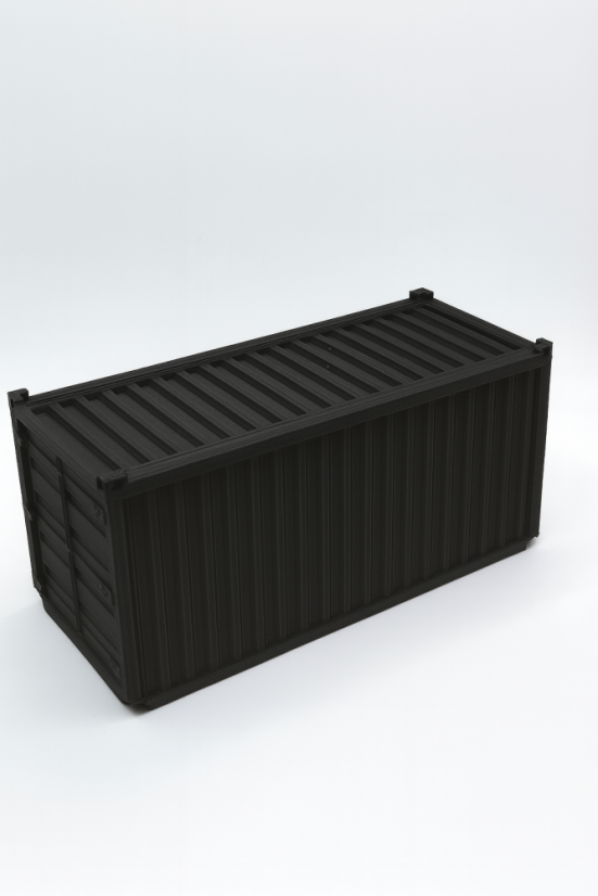 Organizér - Čierný lodní kontajner - Veľkosť: Mini