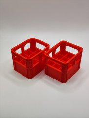 Organizér na AA batérie - červený