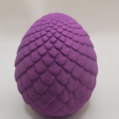 Dračí vejce - Fialové zavíratelné