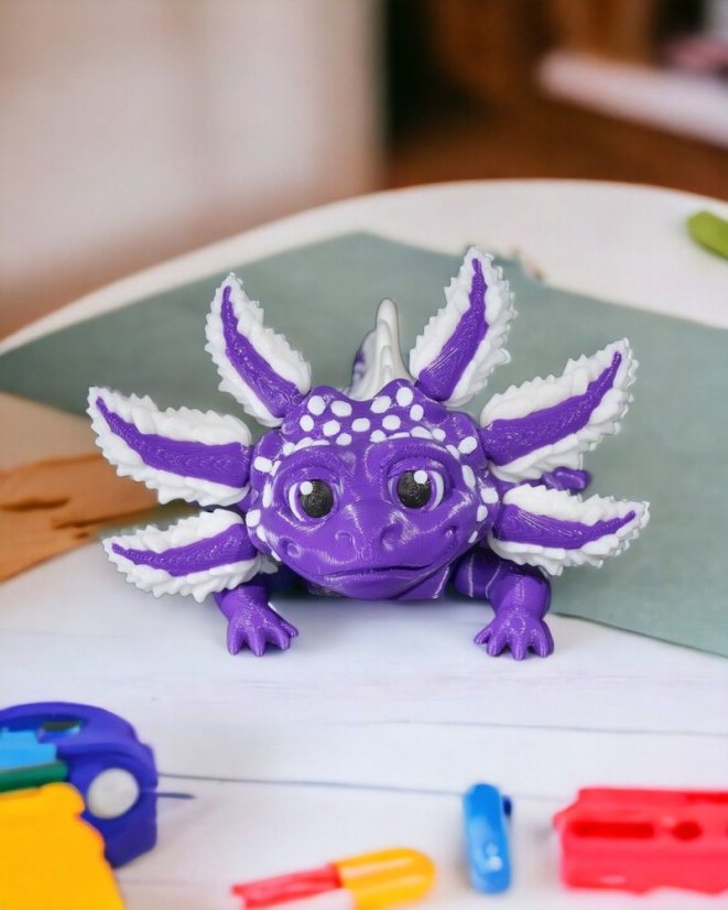 Velký pohyblivý axolotl - Berry Tart