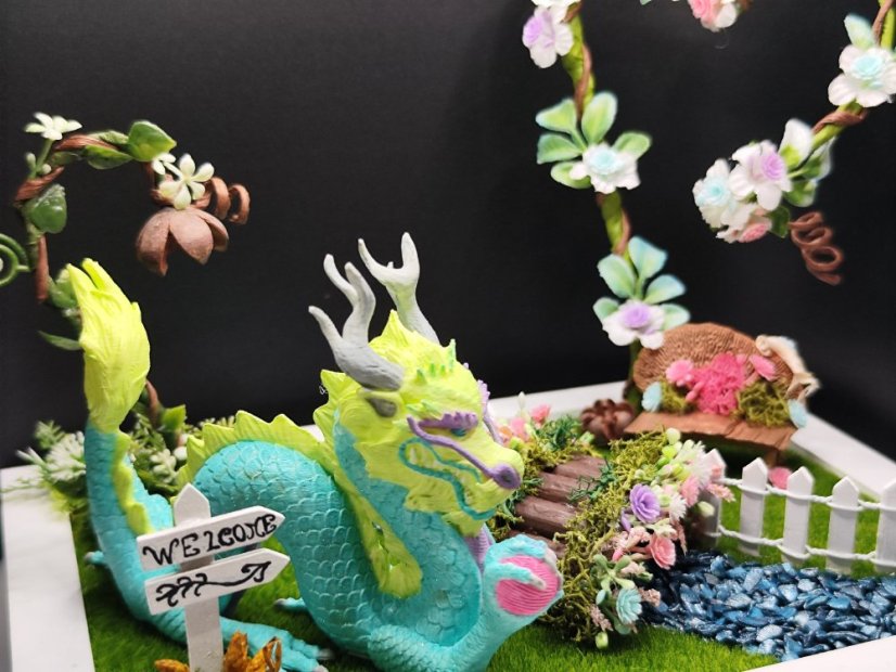 Diorama čarovnej záhrady