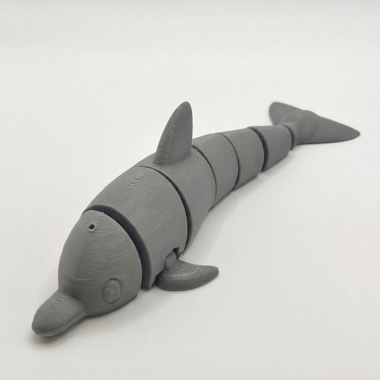 Pohyblivý delfín - šedý