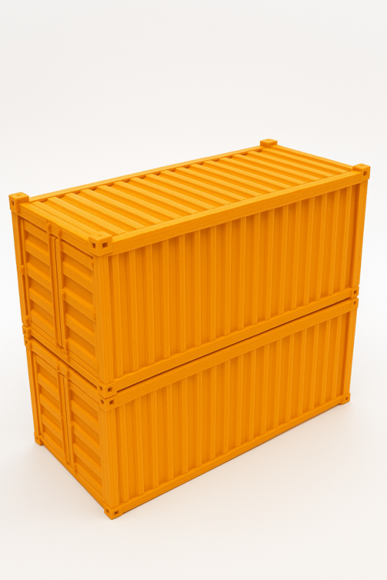 Organizér - Oranžový lodní kontejner - Velikost: Mini