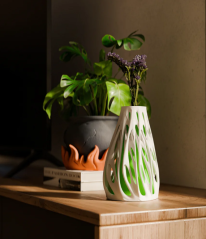 Designová Váza - ZigZag Geometry