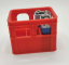 Organizator pentru baterii de 9V - roșu