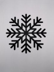 Nástenná Dekorácia (Wall Art) – "Zimná Vločka"