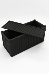 Organizér - Černý lodní kontejner