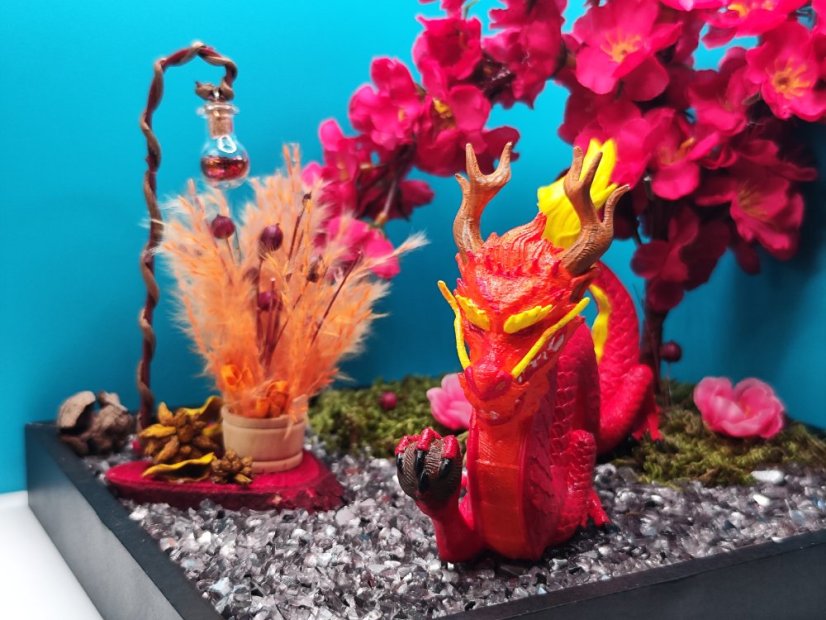 Diorama Ohnivé Zahrady