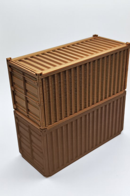 Organizér - Hnědý lodní kontejner