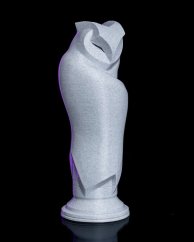 Minimalisticka sova - mramor
