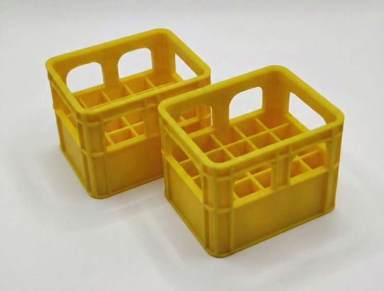 AAA battery organiser - yellow