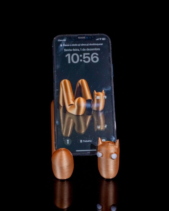 Stojan na telefon - Kočička