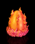 Stolná Lampa "Dračie Vajce - Flameborn"