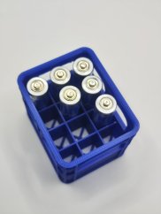 Organizér na AA baterie - modrý