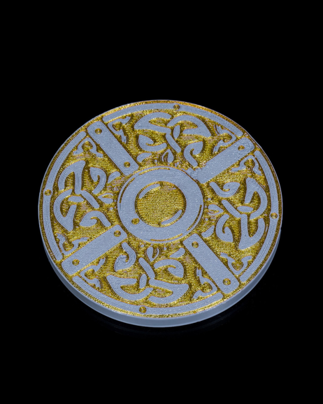 Dračí podtácky - Mosaz