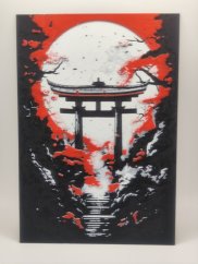 Brána Torii na stenu