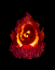 Stolná Lampa "Dračie Vajce - Flameborn"