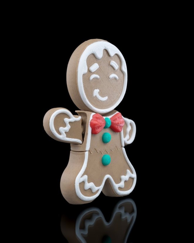 Mozgatható mézeskalács figura - Veľkosť: Mini