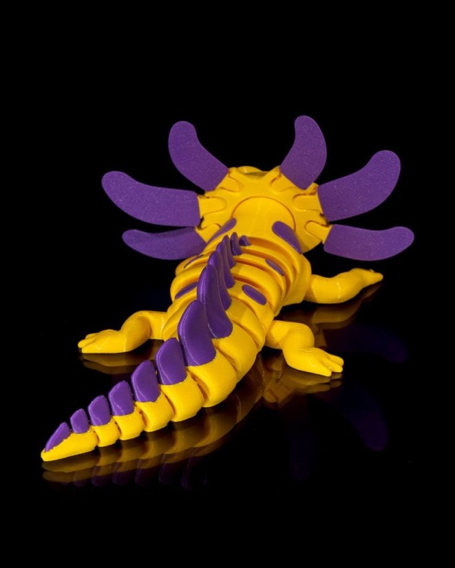 Velký pohyblivý axolotl - Banana Split