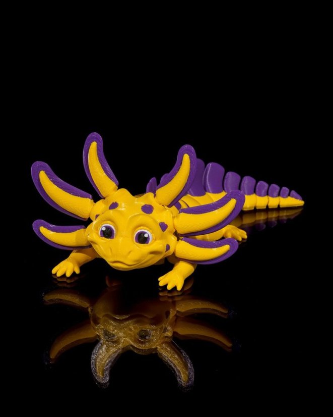 Velký pohyblivý axolotl - Banana Split