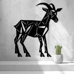 Nástěnná Dekorace (Wall Art) – "Geometrická Koza"