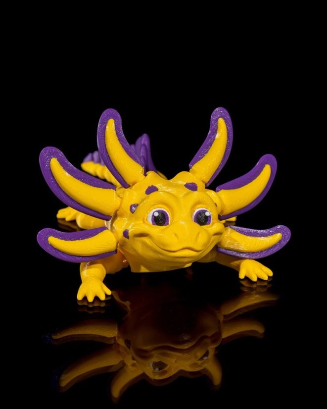 Velký pohyblivý axolotl - Banana Split