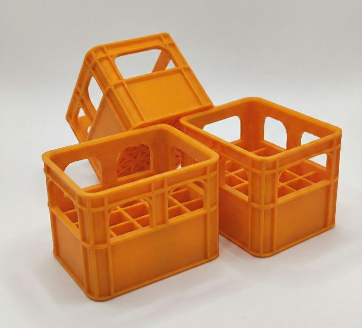 Organiser for AAA batteries - Orange