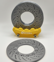 Podtácky - žluté brzdy